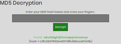 https://www.md5online.org/md5-decrypt.html